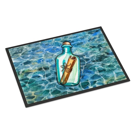 Carolines Treasures 24 x 36 in. Messag in a Bottle Indoor or Outdoor Mat BB5343JMAT